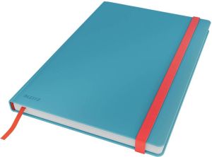 Leitz Cosy notitieboek met harde kaft voor ft B5 geruit blauw
