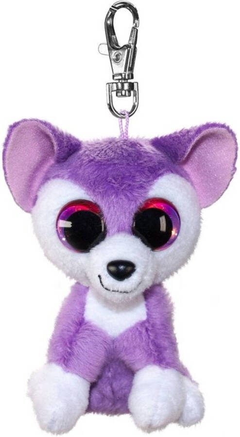 Lumo Stars sleutelhanger Lumo wolf Susi paars 8 5 cm
