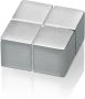Dobeno Magneet voor glasbord Sigel 20x20x10mm zilver extra sterk 1 stuk - Thumbnail 1