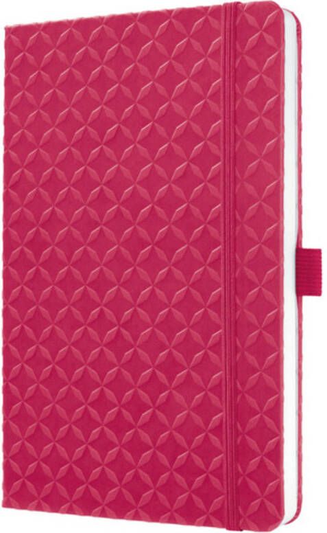Dobeno notitieboek Sigel Jolie Flair A5 hardcover gelinieerd fuchsia roze