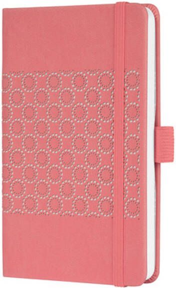 Dobeno Notitieboek Sigel Jolie Impress A6 hardcover gelinieerd &apos;Salmon Pink&apos;