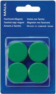 Maul magneet Solid 20mm trekkracht 300gr blister 8 groen 12 stuks