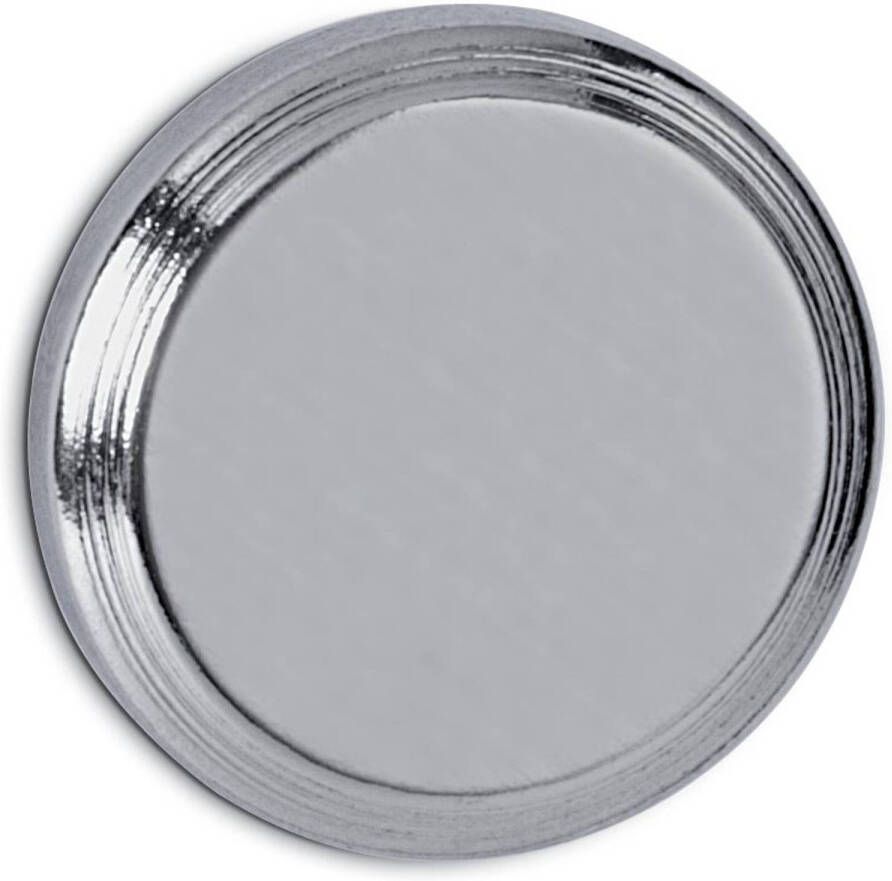 Maul neodymium schijfmagneet Ø16mm 5kg blister 1 zilver voor glas- en whitebord 10 stuks