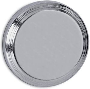 Maul neodymium schijfmagneet Ø16mm 5kg blister 1 zilver voor glas- en whitebord 10 stuks