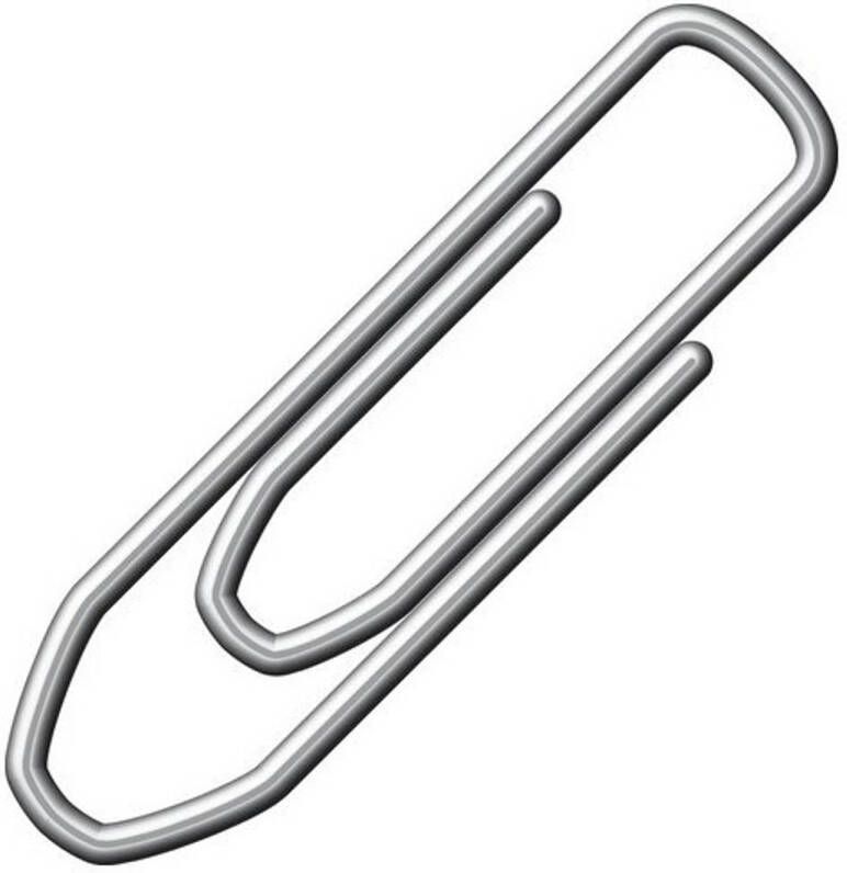 Merkloos 500 stuks kleine paperclips 21 mm Paperclip