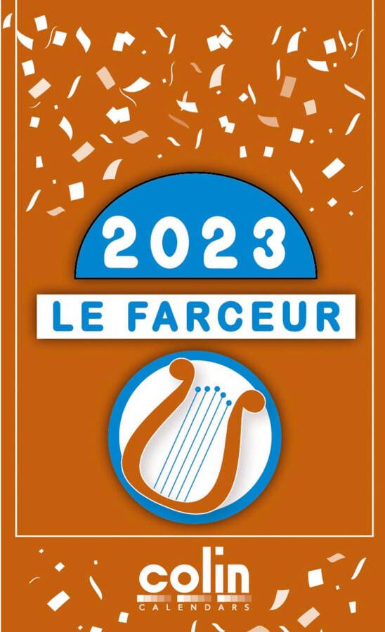 Merkloos Dagblokkalender Le Farceur François Pirette 2024 24 stuks