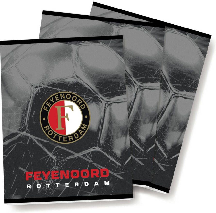 Merkloos Feyenoord A5 schrift BTS 21-22 3 Pak