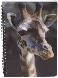 Merkloos Giraffe Schrift 3d 21cm Notitieboek