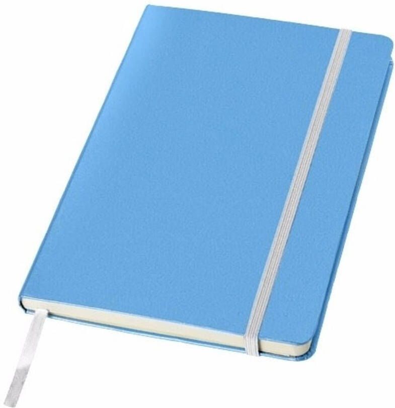 Merkloos Luxe schriften A5 formaat met blauwe harde kaft Notitieboek