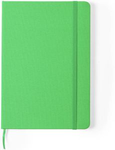 Merkloos Luxe Schriftje notitieboekje Groen Met Elastiek A5 Formaat Schriften