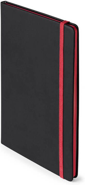 Merkloos Notitieboekje met rood elastiek A5 formaat Notitieboek