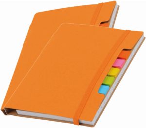 Merkloos Pakket Van 2x Stuks Schoolschriften notitieboeken A5 Gelinieerd Oranje Notitieboek