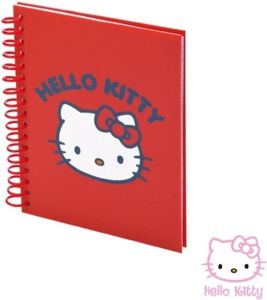 Merkloos Rood Hello Kitty Schriftje 80 Vellen Notitieboek