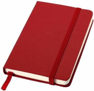 Merkloos Rood Pocket Luxe Schriften notitieblokjes Gelinieerd A6 Formaat Notitieboek