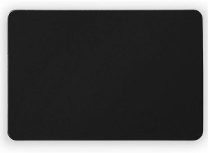 Merkloos Set van 12x koelkast whiteboard magneet zwart 6 x 4 cm Magneten
