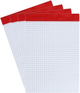 Merkloos Set Van 8x Stuks Notitieblokjes notitieboekjes Wiskunde Ruitjes 15 X 10 Cm Notitieboek