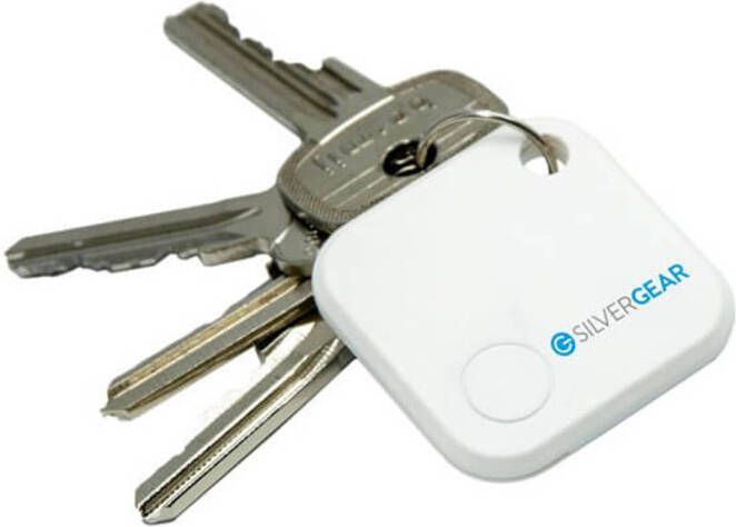 Merkloos Silvergear Smart Safety Bluetooth Key Tag Wit Bereik ca. 50 meter