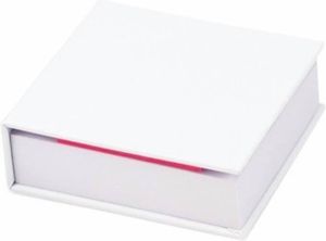 Merkloos Witte plakmemo houder voor thuis Memoblokken