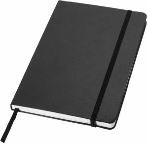 Merkloos Zwart Luxe Schrift Gelinieerd A5 Formaat Notitieboek