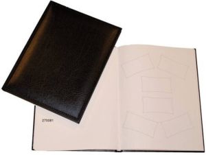 Merkloos Zwart receptiealbum gastenboek 48 paginas 205 x 260 mm Gastenboeken