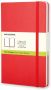 Moleskine notitieboek ft 13 x 21 cm effen harde cover 240 blad rood - Thumbnail 1