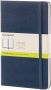 Moleskine notitieboek ft 13 x 21 cm effen harde cover 240 blad saffier - Thumbnail 1