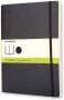 Moleskine notitieboek ft 19 x 25 cm effen soepele cover 192 blad zwart - Thumbnail 1