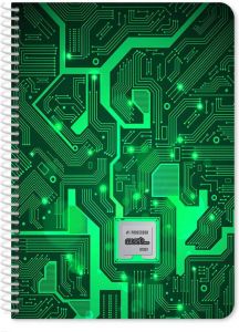 Must Notitieboek #1 Processor 25 X 17 Cm Groen 120 Pagina&apos;s