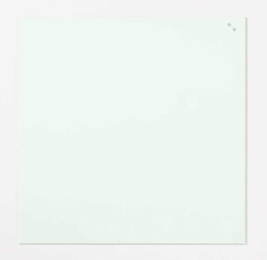 Naga Magnetisch Glasbord Wit 100 x 100 cm Geschikt voor whiteboard markers
