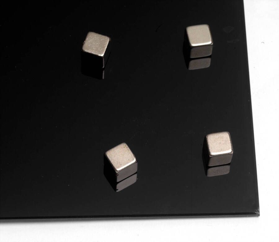 Naga Supersterke Magneten Kubus Chrome 1 x 1 x 1 cm 4 stuks