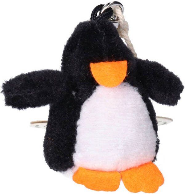 Nature Planet Pluche sleutelhanger Pinguin knuffel 6 cm Knuffel sleutelhangers