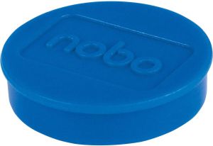Nobo magneten voor whiteboard diameter van 32 mm pak van 10 stuks blauw
