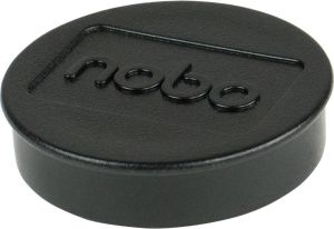 Nobo magneten voor whiteboard diameter van 38 mm pak van 10 stuks zwart