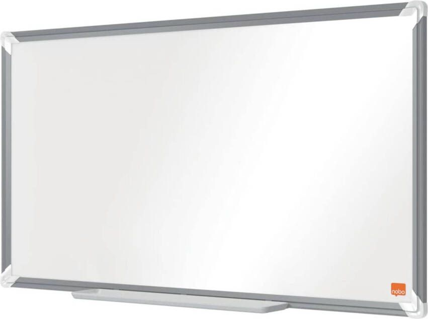 Nobo Whiteboard Premium Plus breedbeeld magnetisch 71x40 cm staal