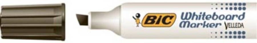 Bic Whiteboardstift 1781 zwart schuine punt 3.2-5.5mm