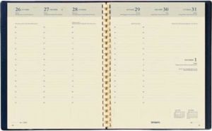 Brepols Agendavulling 2023 Timing 7dag 2pagina's spiraal creme