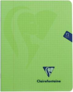 OfficeTown Clairefontaine Schrift Mimesys Voor Ft A5 72 Bladzijden Kaft In Pp Geruit 5 Mm Geassorteerde Kleuren