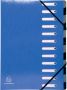 OfficeTown Exacompta Iderama sorteermap 12 vakken met elastosluiting donkerblauw - Thumbnail 1