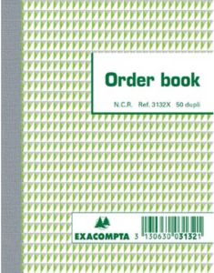 OfficeTown Exacompta Orderbook Ft 13 5 X 10 5 Cm Dupli (50 X 2 Vel)