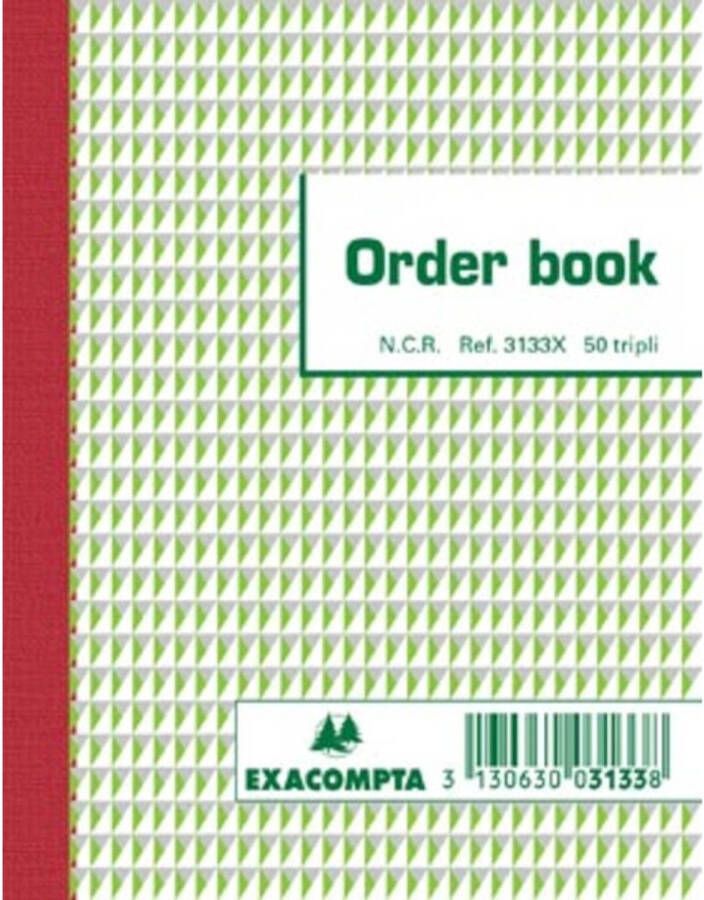 OfficeTown Exacompta orderbook ft 13 5 x 10 5 cm tripli (50 x 3 vel)