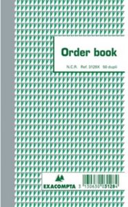 OfficeTown Exacompta orderbook ft 17 5 x 10 5 cm dupli (50 x 2 vel)