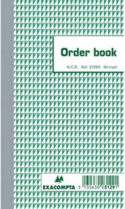 OfficeTown Exacompta Orderbook Ft 17 5 X 10 5 Cm Tripli (50 X 3 Vel)