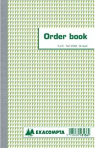 OfficeTown Exacompta orderbook ft 21 x 13 5 cm dupli (50 x 2 vel)