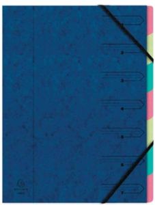 OfficeTown Exacompta Sorteermap 7-delig blauw