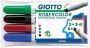 OfficeTown Giotto Robercolor whiteboardmarker maxi schuine punt etui met 4 stuks in geassorteerde kleuren - Thumbnail 1