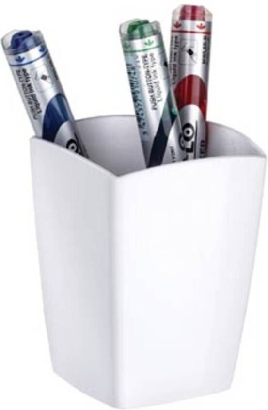 OfficeTown Gloss by CEP magnetisch pennenbakje wit