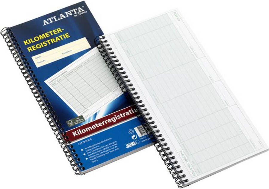 Atlantic Kilometerregistratie Atlanta boek 40 pk5
