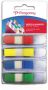 OfficeTown Pergamy index ft 45 x 12 mm blister van 4 geassorteerde klassieke kleuren met dispenser - Thumbnail 1