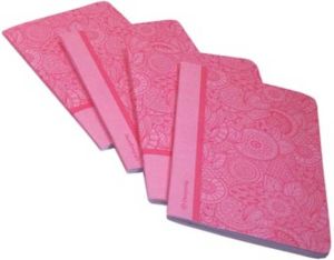 OfficeTown Pergamy Mandala schrift ft A5 geruit 5 mm 48 bladzijden roze
