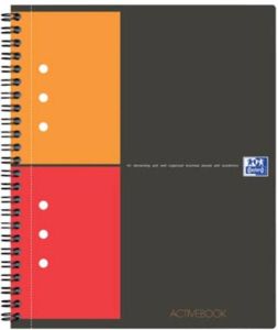 Oxford INTERNATIONAL activebook 160 bladzijden ft A4+ geruit 5 mm